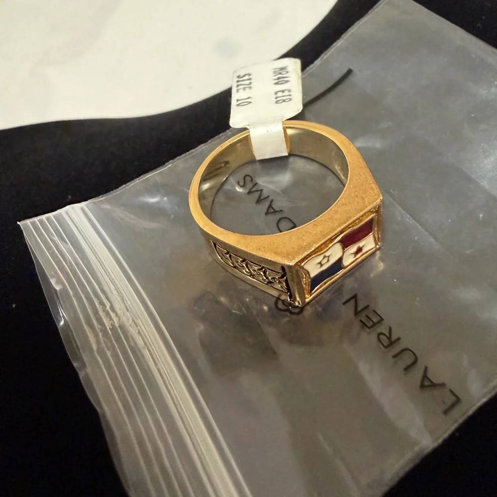 LAUREN G ADAMS STATEMENT RING SZ 10